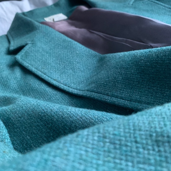 Country Suburbans green wool blazer, long and long sleeves, size 18 - Picture 2 of 3